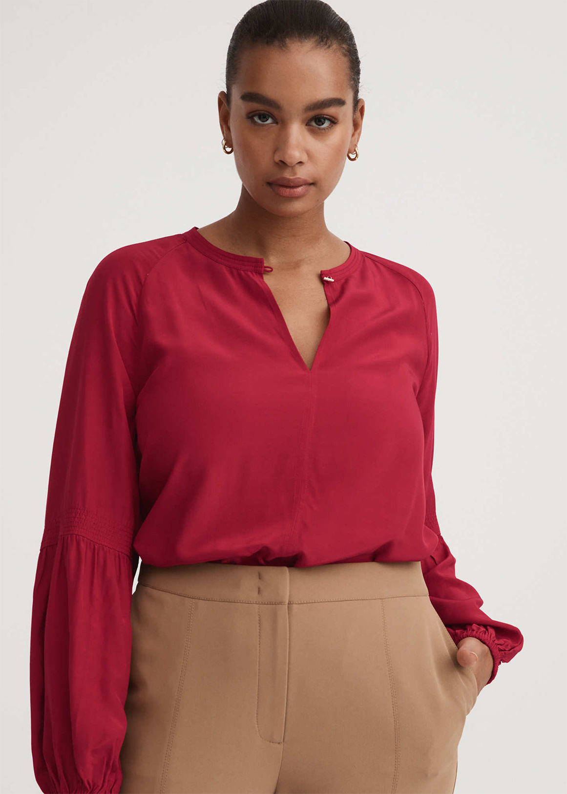 Multi Stitch Blouse | Woolworths.co.za