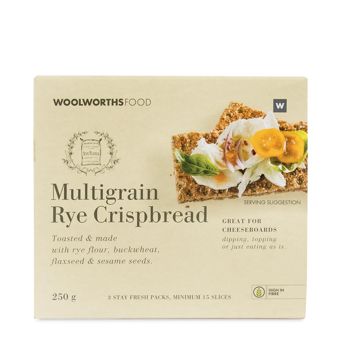 Multigrain Rye Crispbread 250 g | Woolworths.co.za
