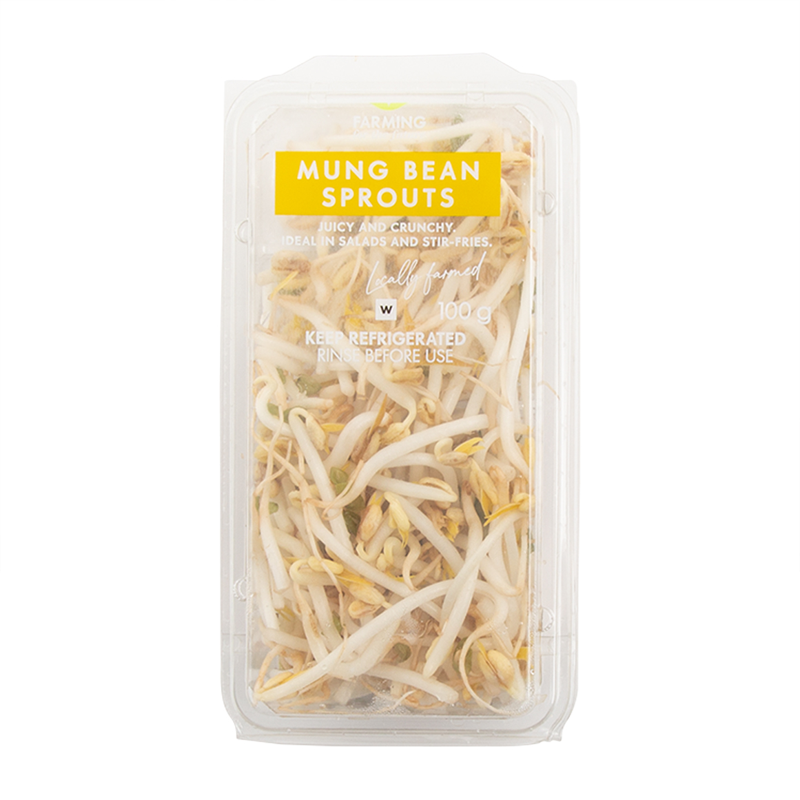 Sprouts Label Mung Bean Sprouts 100 g | Woolworths.co.za