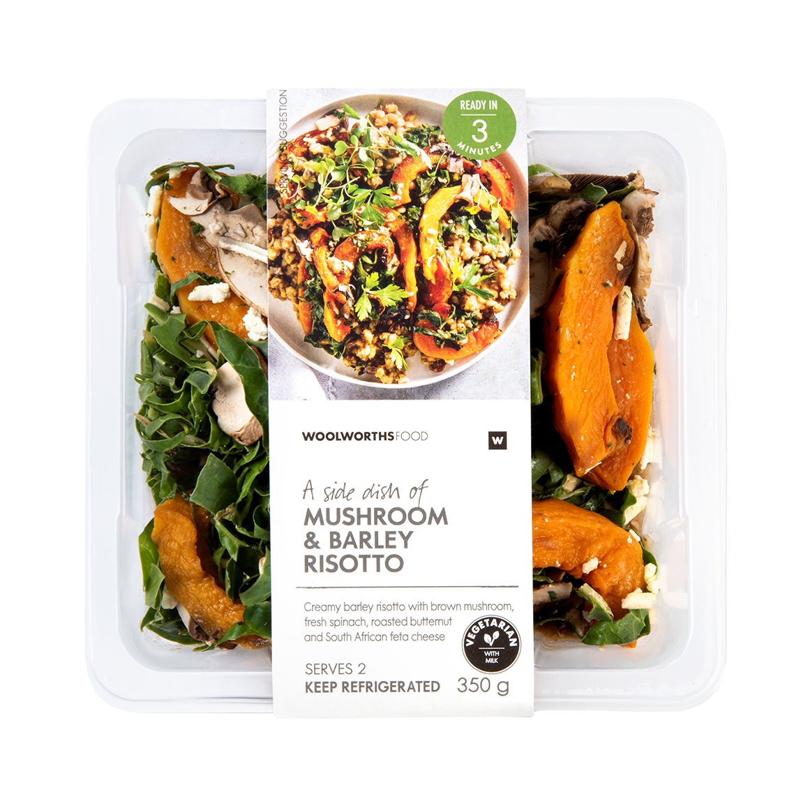 Woolworths Risotto Rice Mushroom & Barley Risotto 350 g | Woolworths.co.za