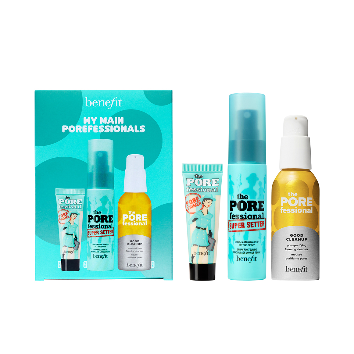 My Main Porefessionals Pore Primer Setting Spray Cleanser Value Set My main porefessionals pore primer setting spray cleanser value set