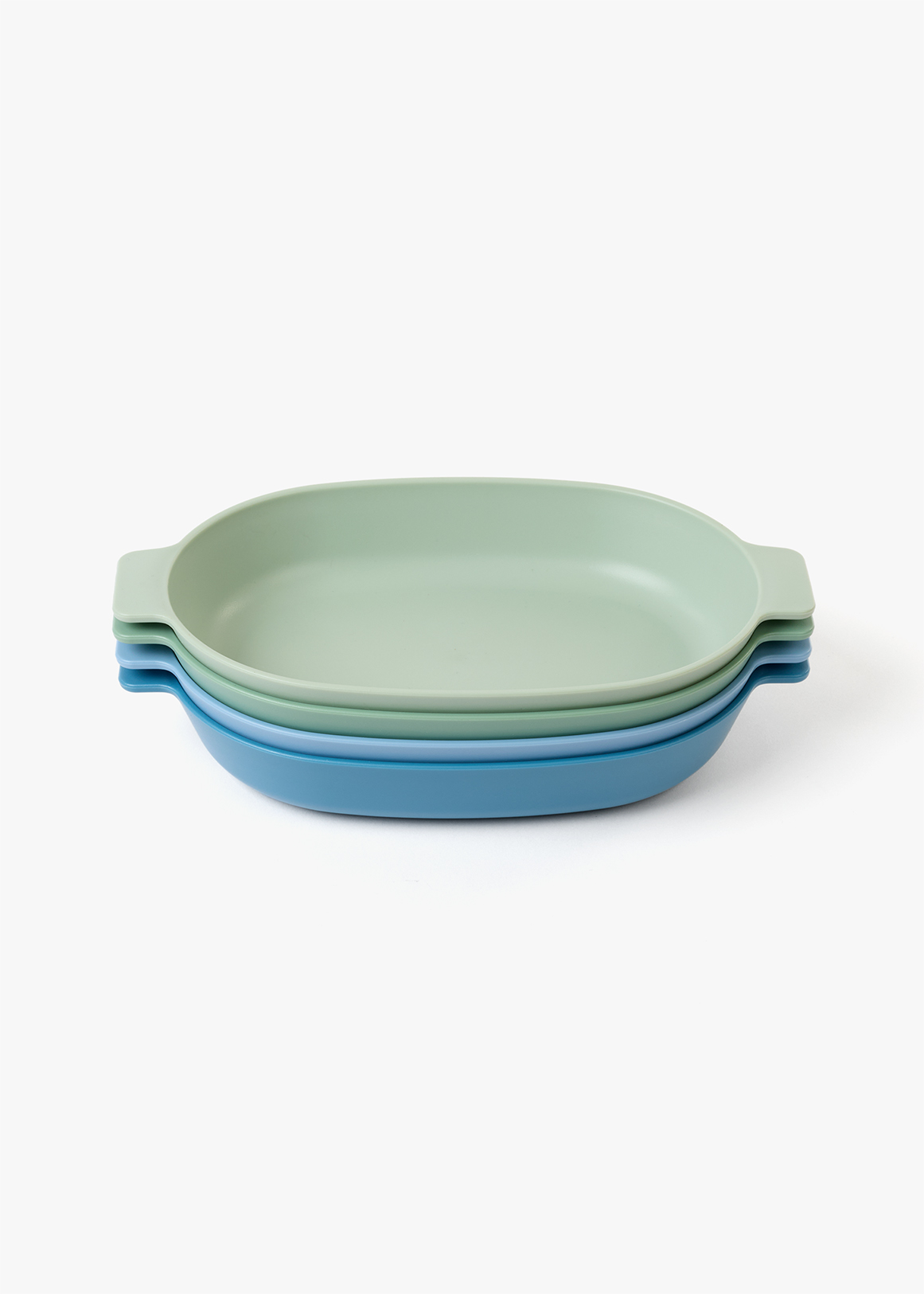 Neo Handled Polypropylene Oval Plates 4 Pack