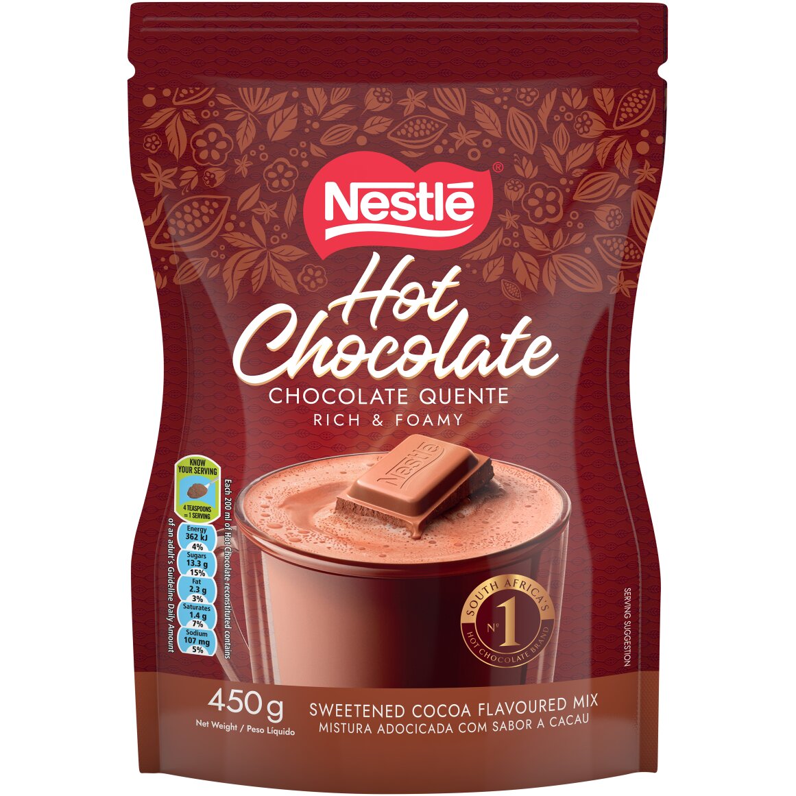 Nestlé Hot Chocolate Refill 450 g