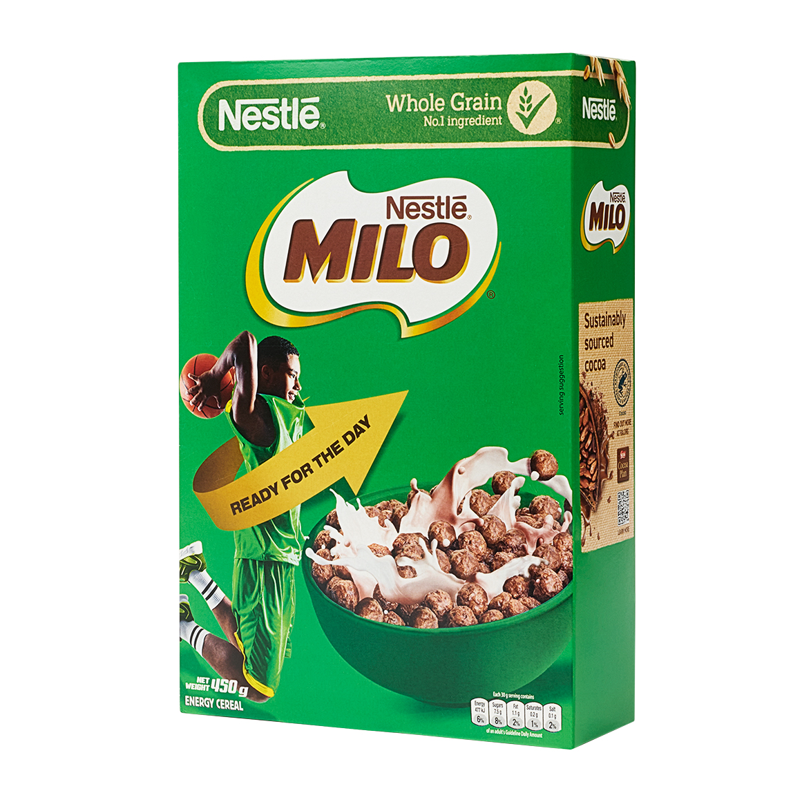 Nestle Milo Whole Grain Energy Cereal 450 g