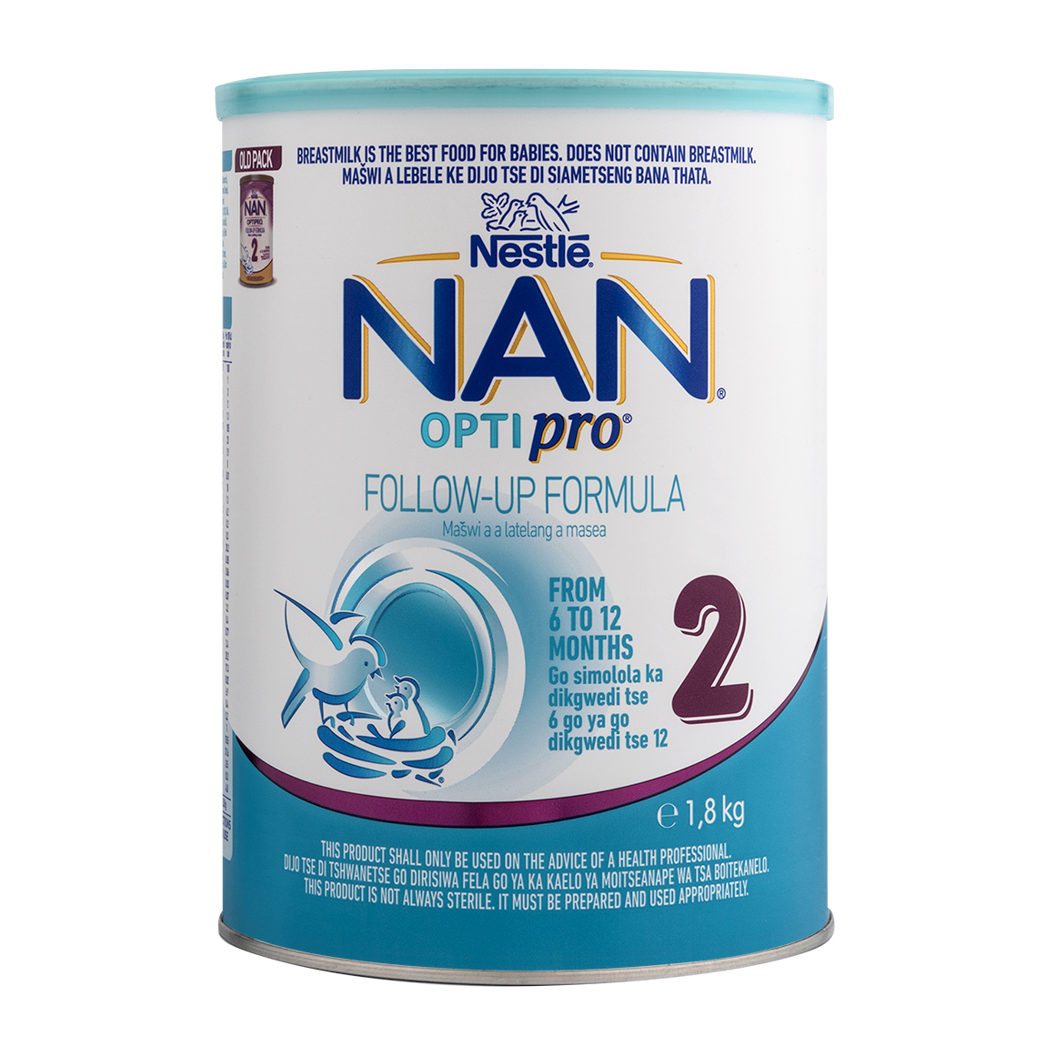 Nestl NAN Optipro 2 Follow Up Infant Formula 6 To 12 Months 1 8 Kg nestl-nan-optipro-2-follow-up-infant-formula-6-to-12-months-1-8-kg