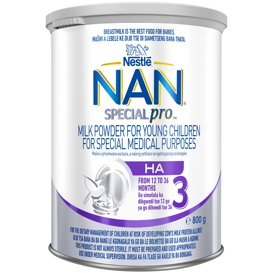 Nestlé Nan SpecialPro HA Stage 3 (12 - 36 Months) Milk Powder 800 g
