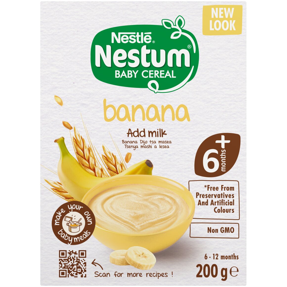 Nestlé Nestum Banana Baby Cereal From 6 Months 200 g