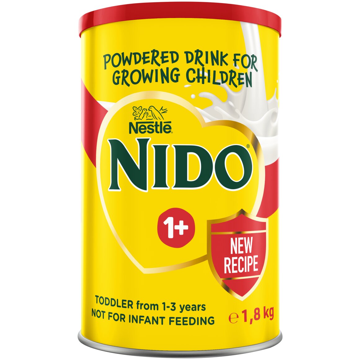 Nestlè Nido 1+ Powdered Drink for Growing Children with Honey 1.8 kg