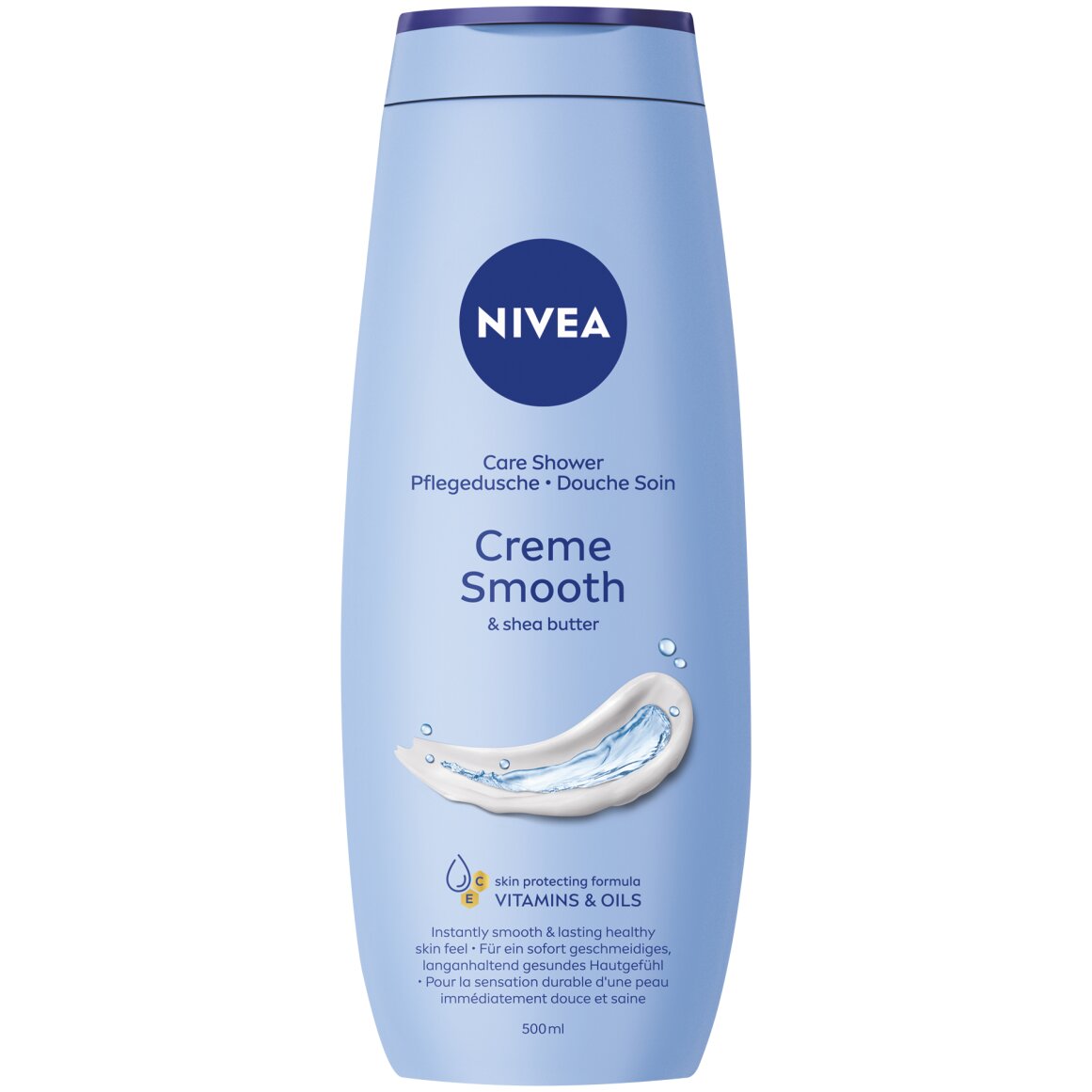 Nivea Creme Smooth Shower Cream 500 ml
