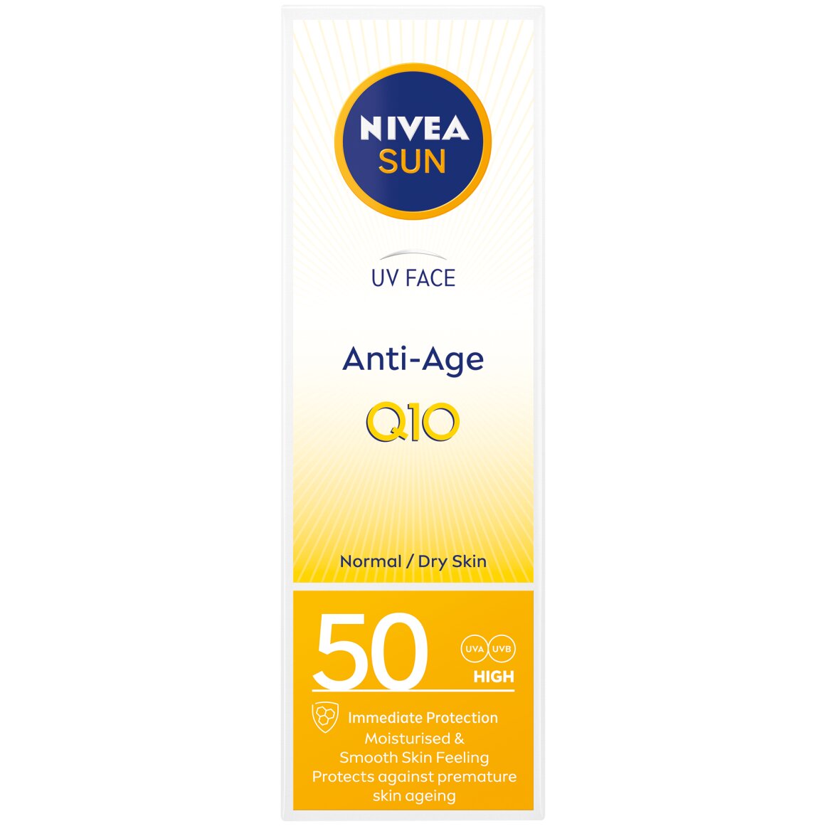 Nivea Sun SPF 50 Q10 Anti-Age Face Cream 50 ml