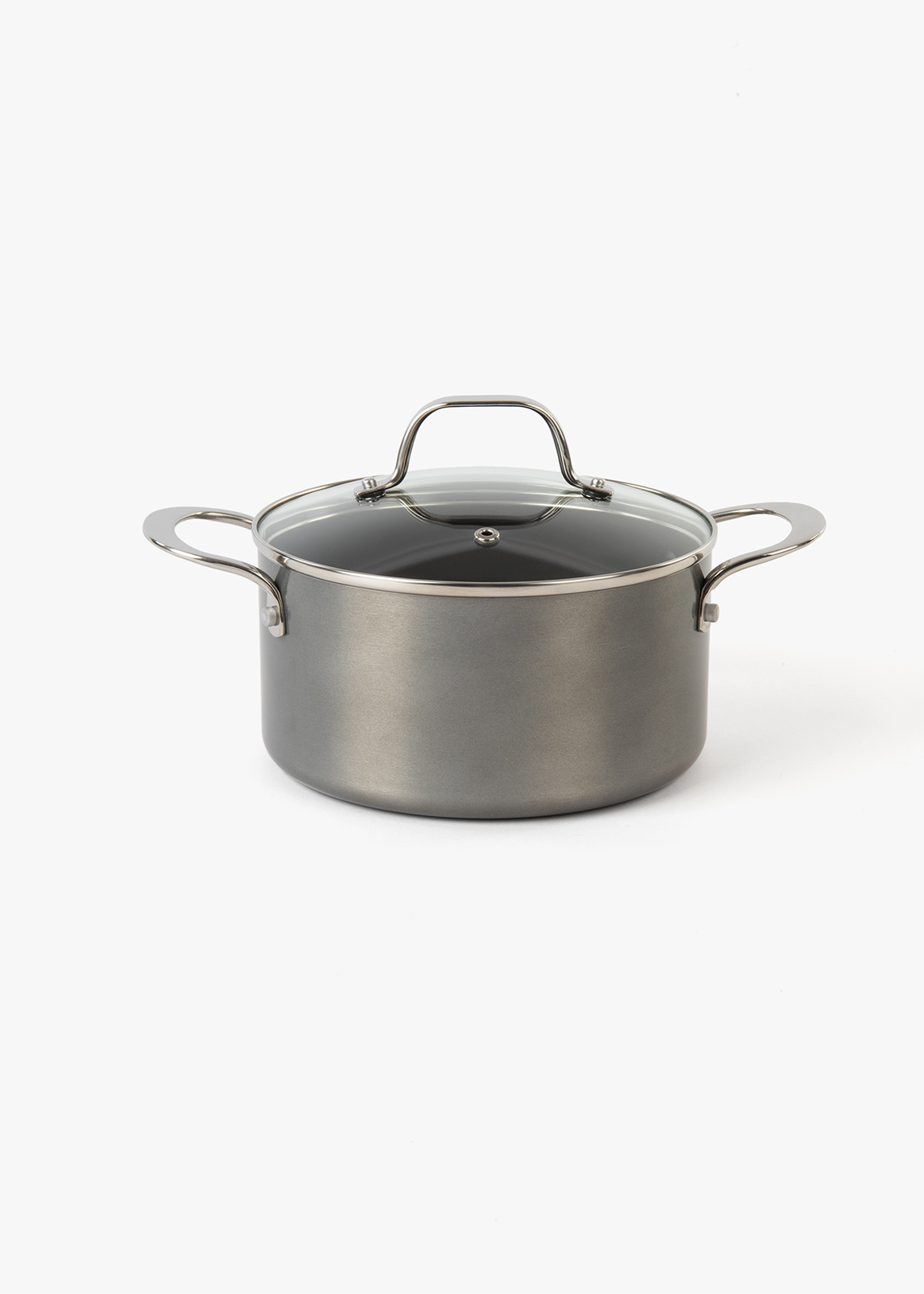 Non-Stick Metallic Aluminium Casserole Pot 20cm
