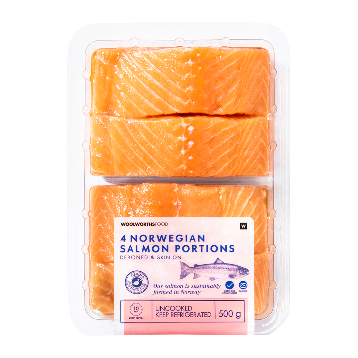 Photo of Norwegian Salmon Portions 500 g