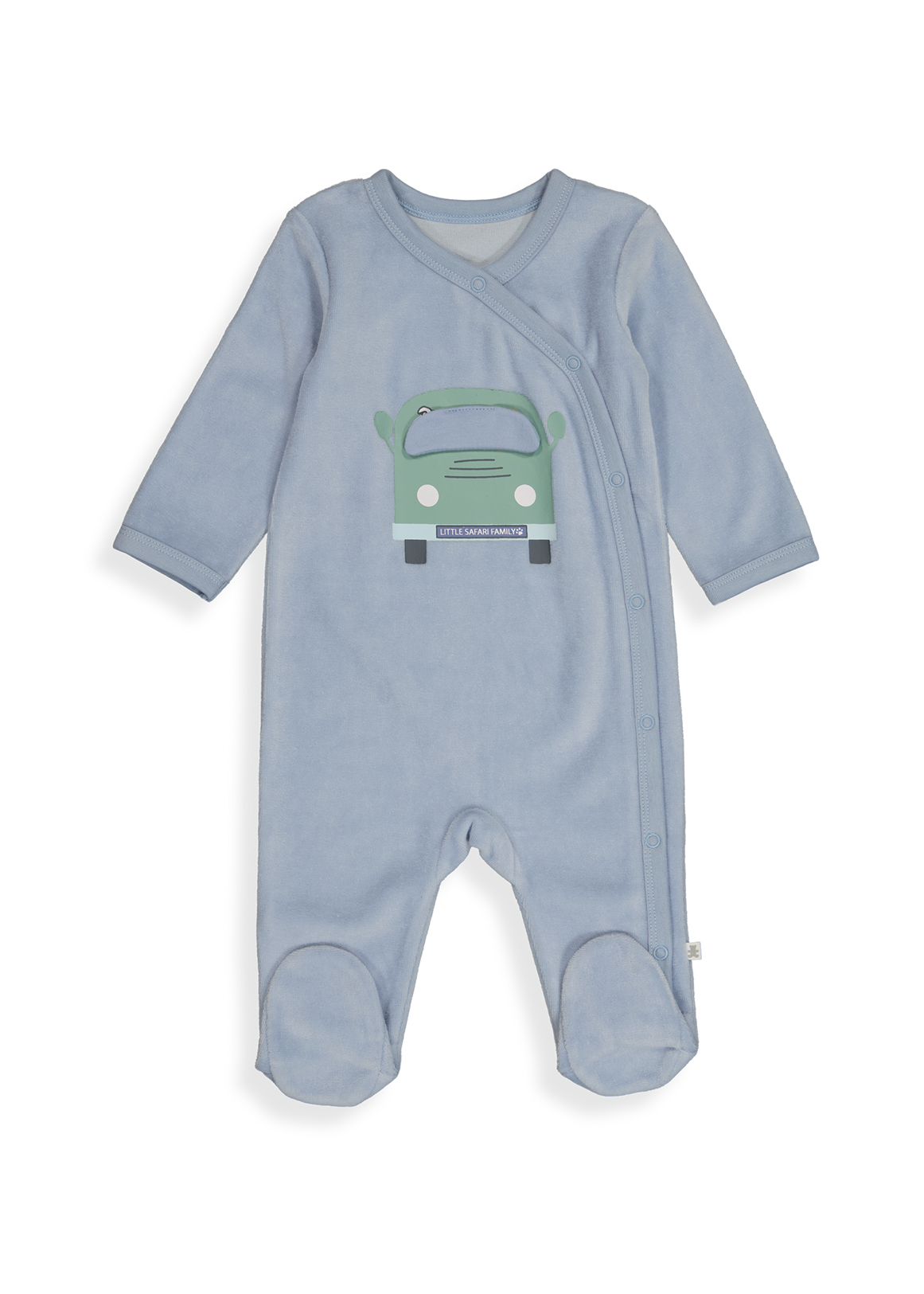 Novelty Velour Curved Front Sleepsuit