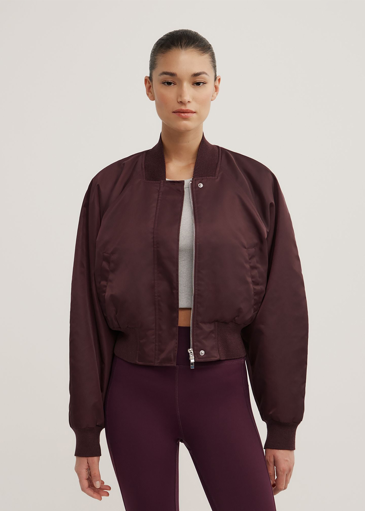 Nylon Bomber Jacket