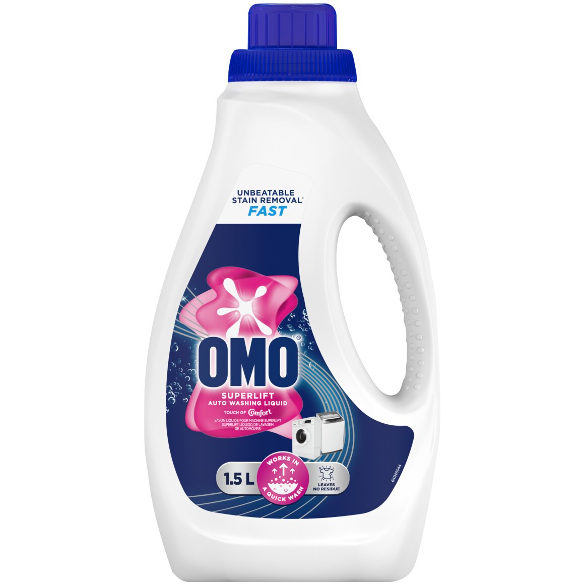 Omo Auto Washing Liquid with A Touch of Comfort 1.5 L