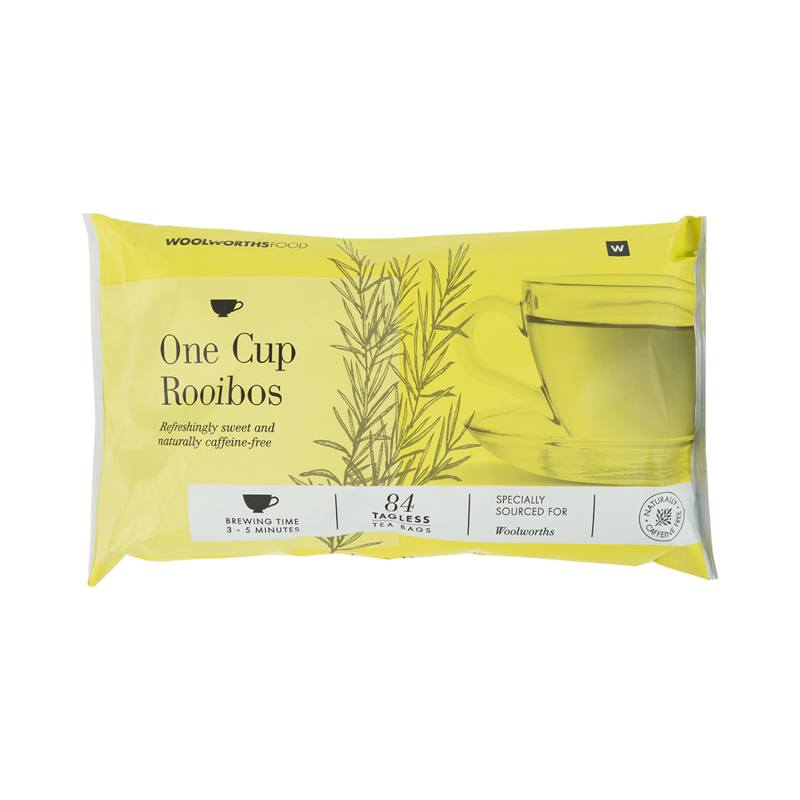 One Cup Rooibos Tagless Tea Bags 84 pk