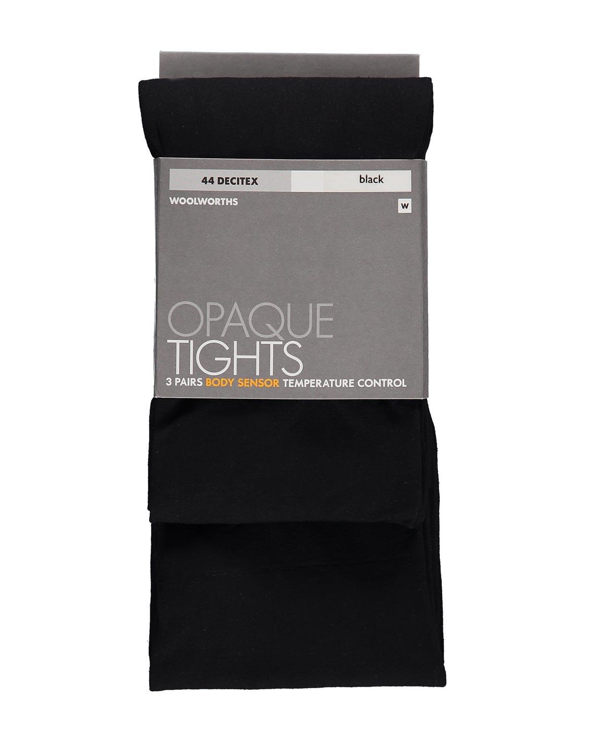 Opaque Body Sensor Tights Pack