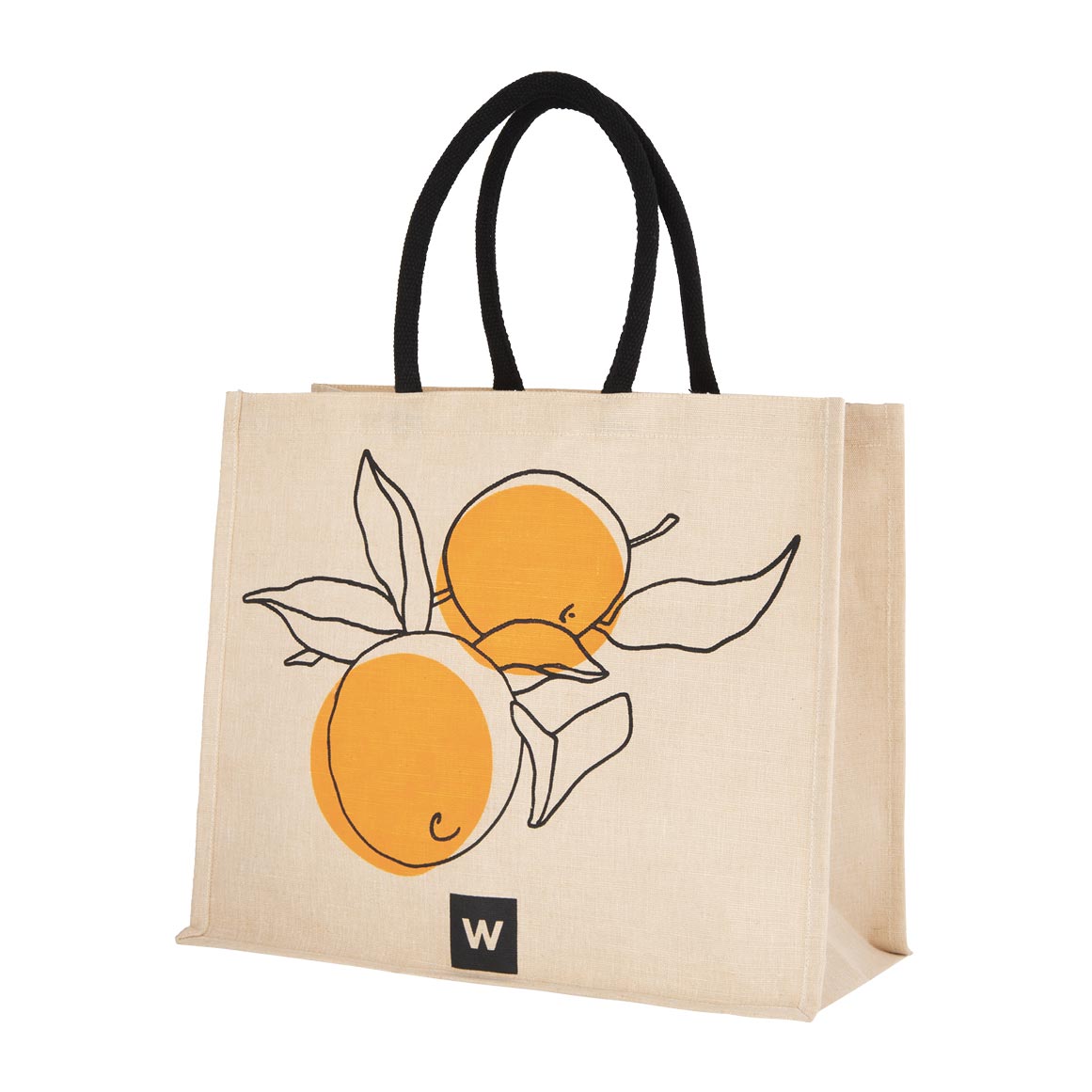 Orange Print Juco Shopper Bag | Woolworths.co.za