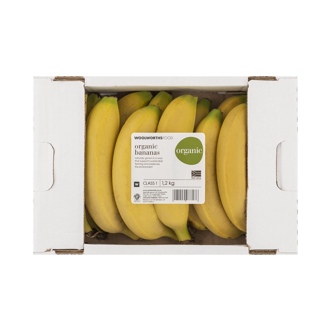 Organic Bananas 1.2 kg