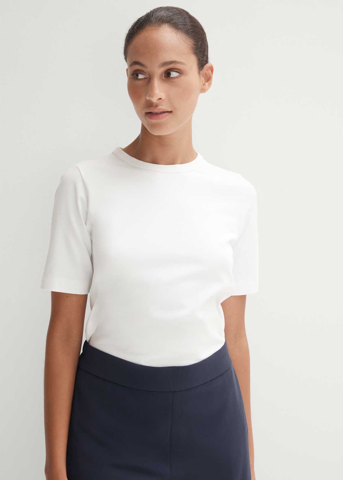 Organic Cotton Half Sleeve T-shirt | Woolworths.co.za