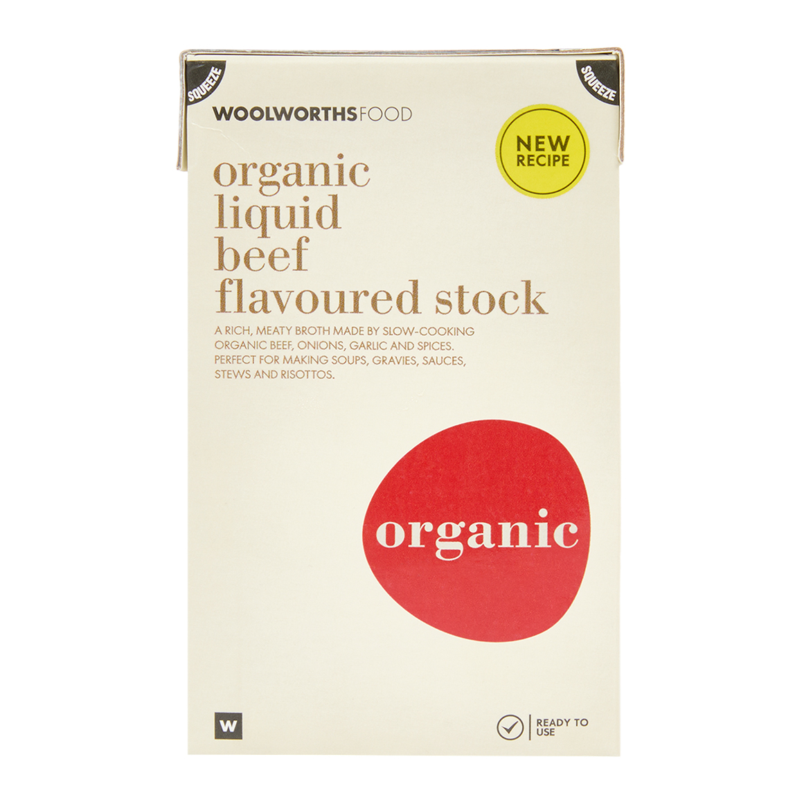 Organic Liquid Beef Stock 500 ml