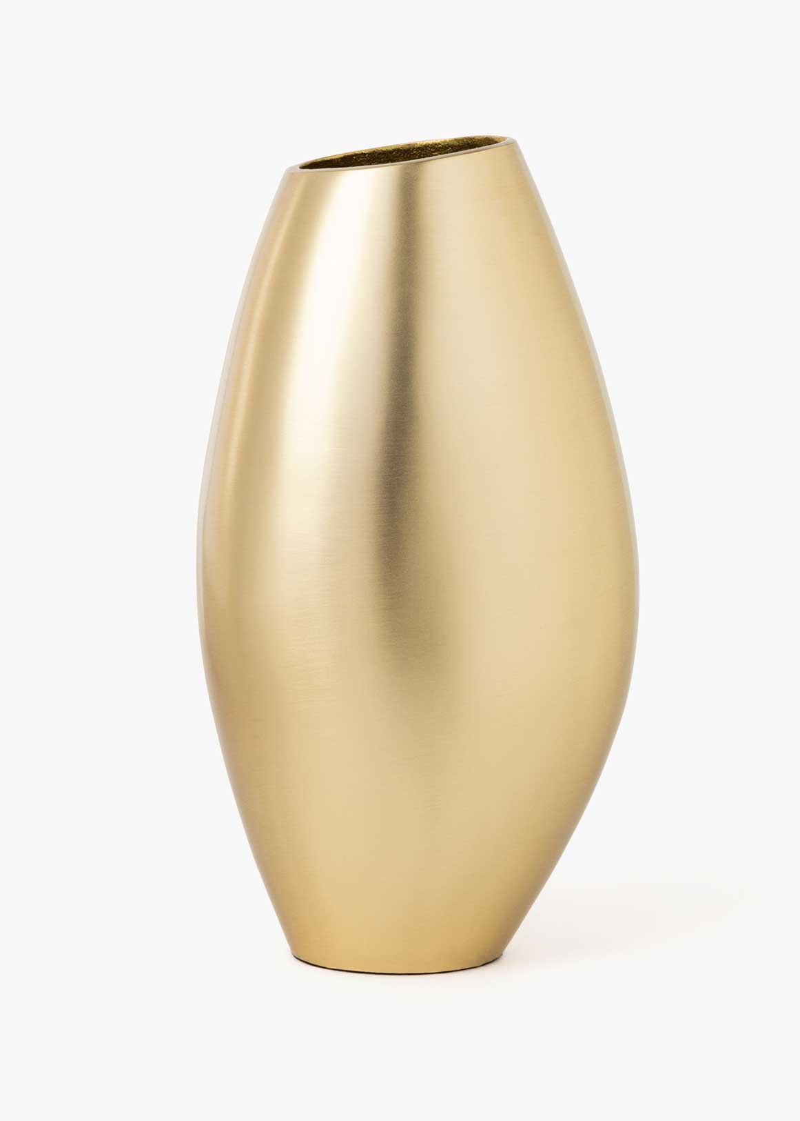 Organic Metal Vase Za