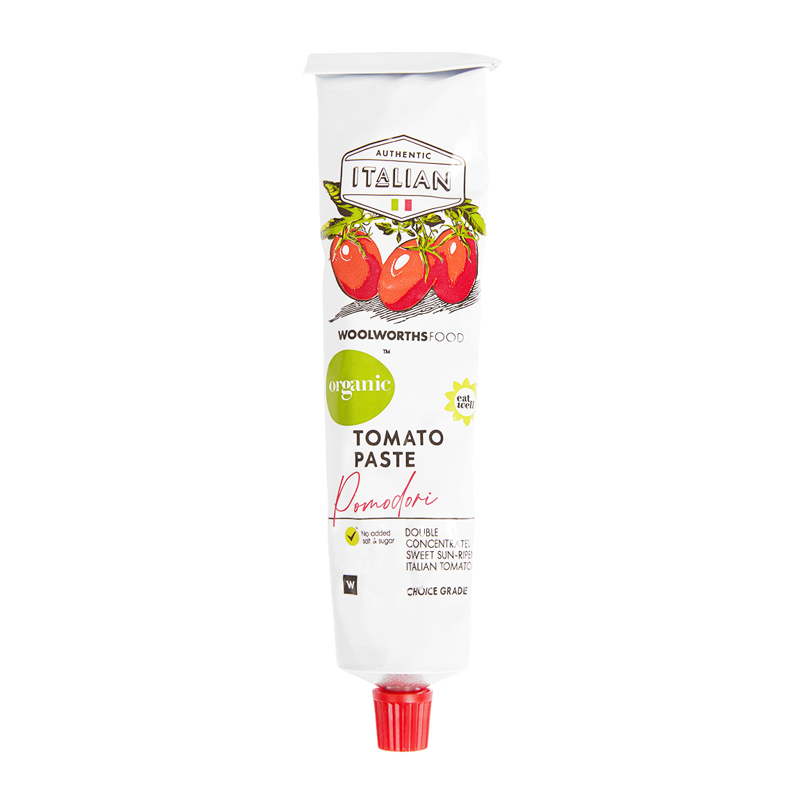 Organic Pomodori Tomato Paste in Tube 140 g