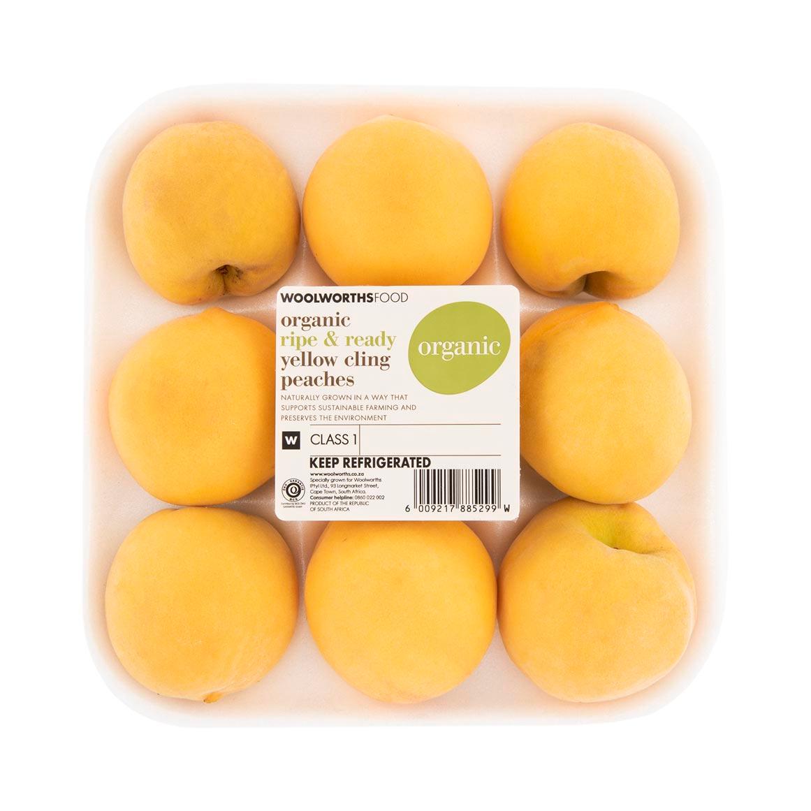 Nature's Promise Organic Peaches Yellow Cling Chunky