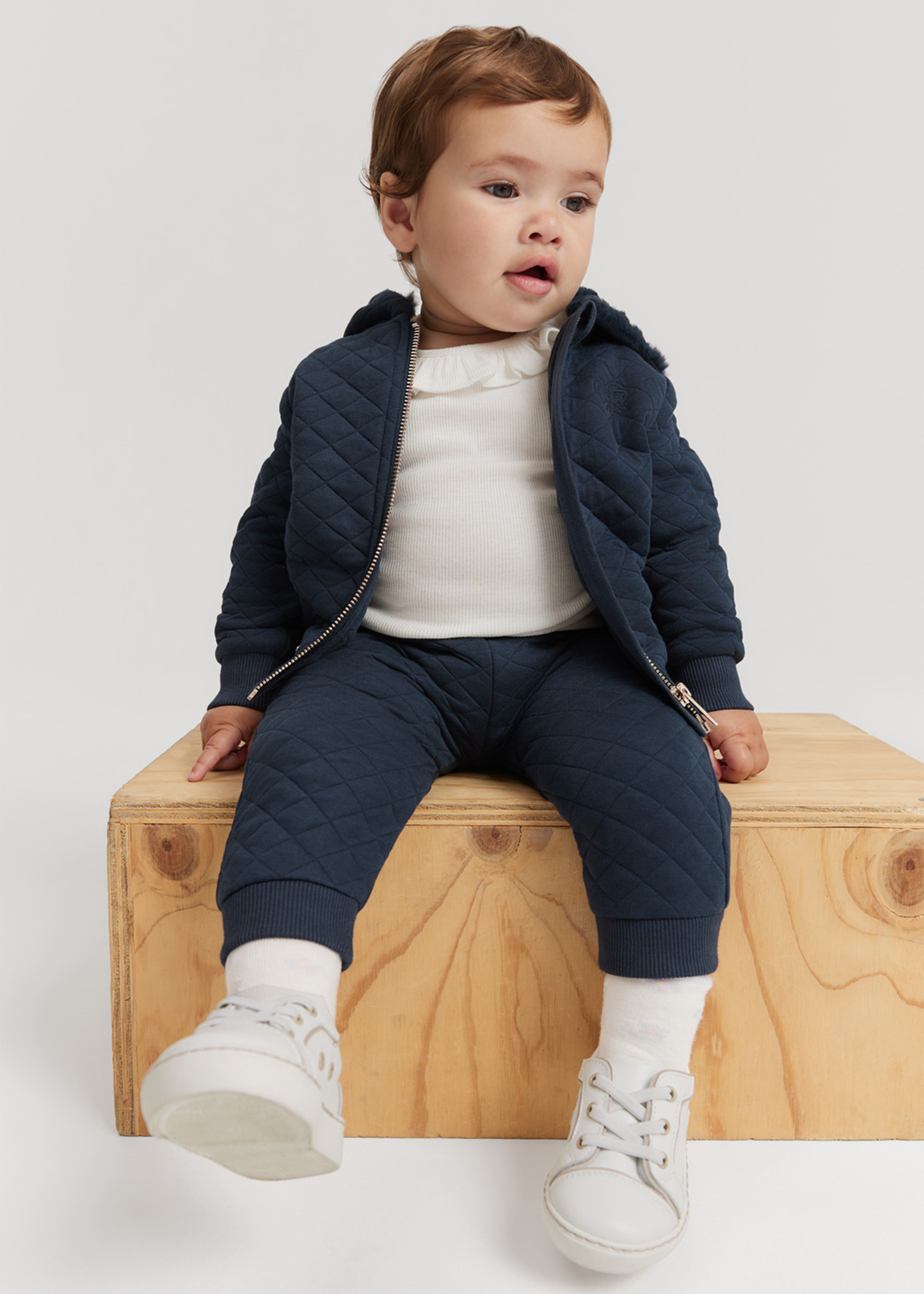 Organically Grown Cotton Blend Quilt Sweat Pant | Woolworths.co.za