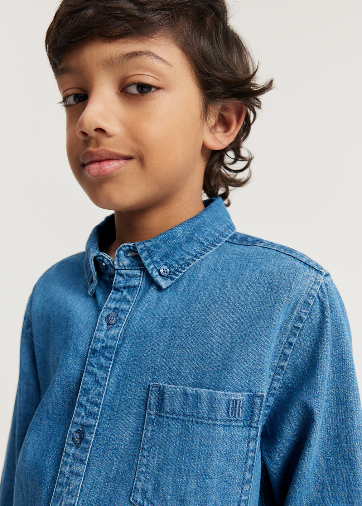 Organically Grown Cotton Chambray Shirt | Woolworths.co.za