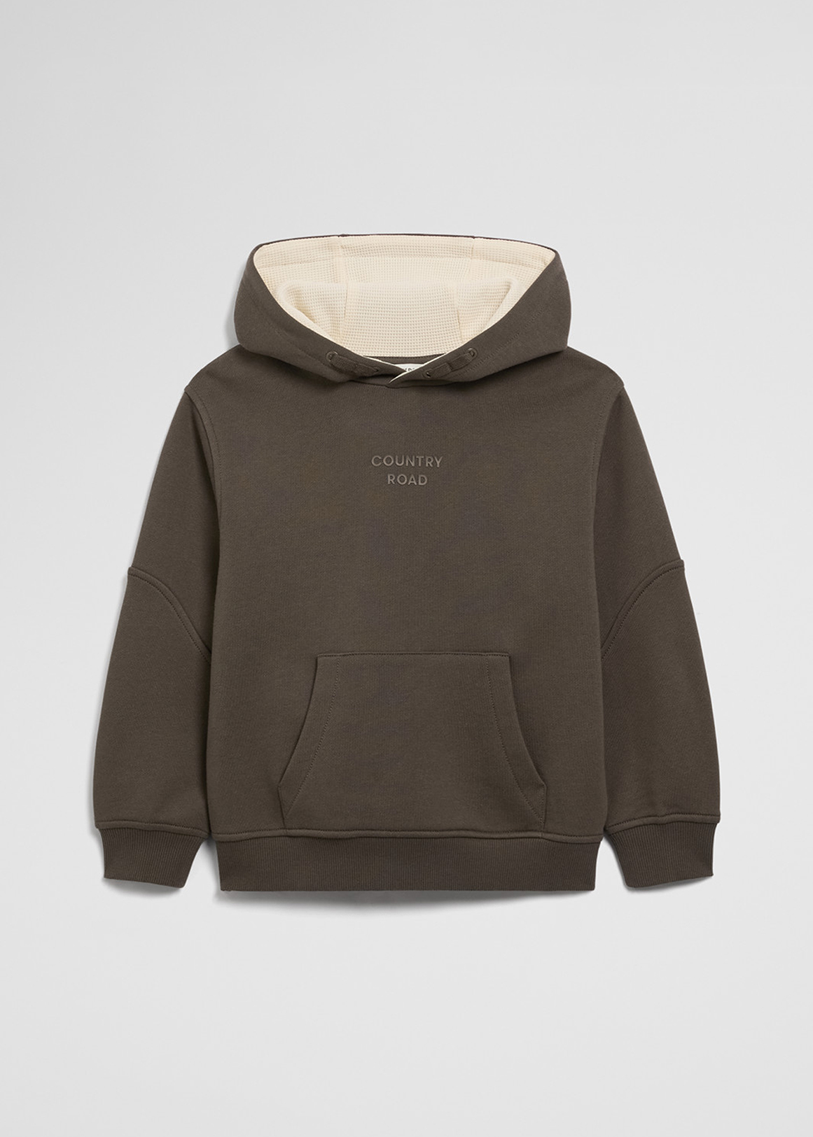 Organically Grown Cotton Modern Logo Hoodie