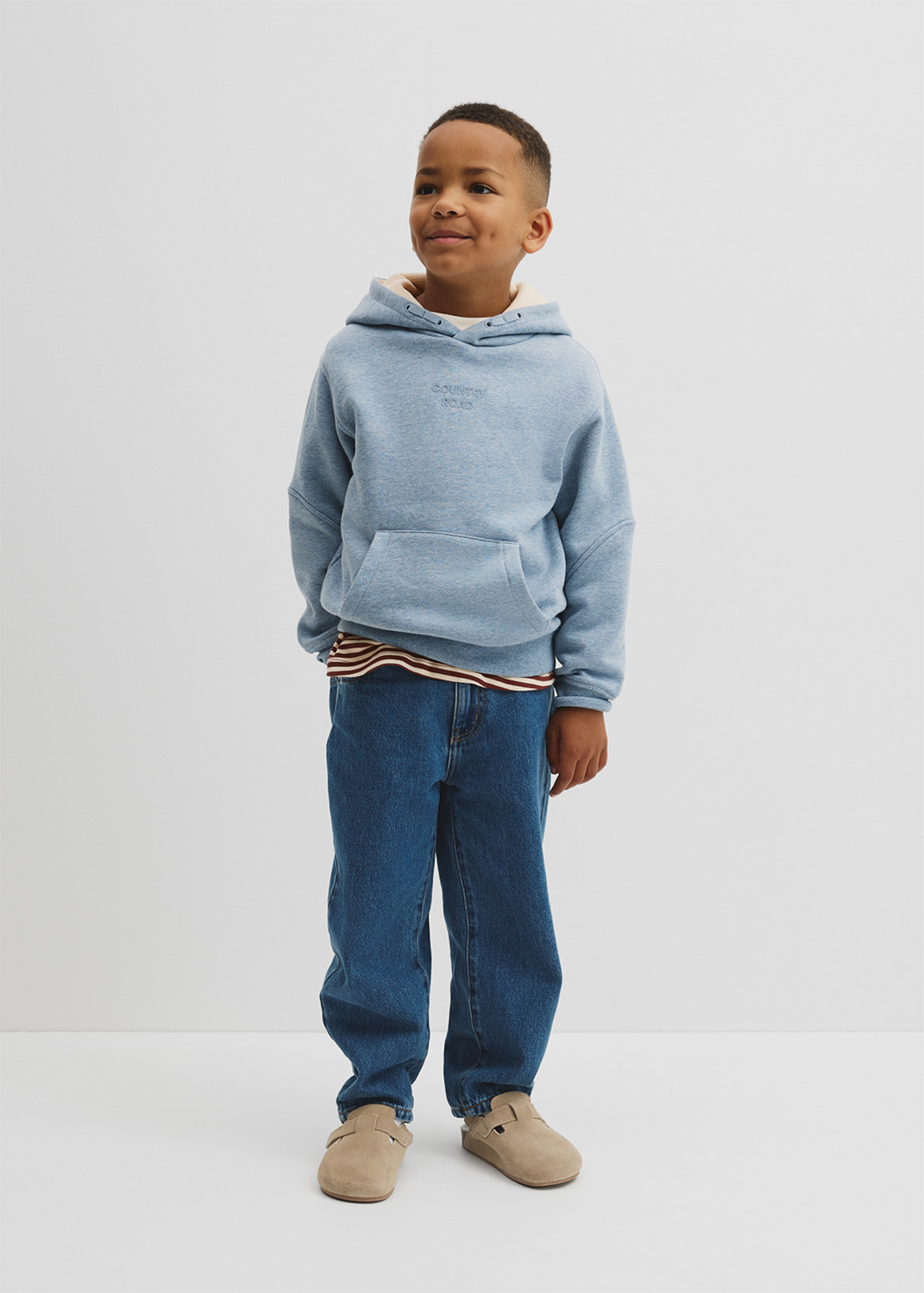 Organically Grown Cotton Modern Logo Hoodie