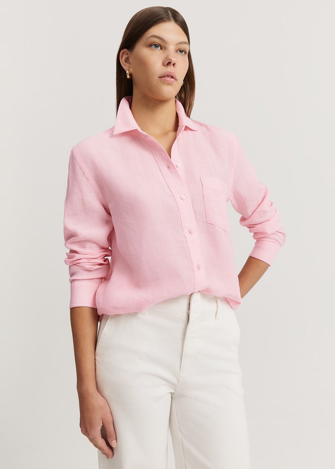 Organically Grown French Linen Shirt | Woolworths.co.za