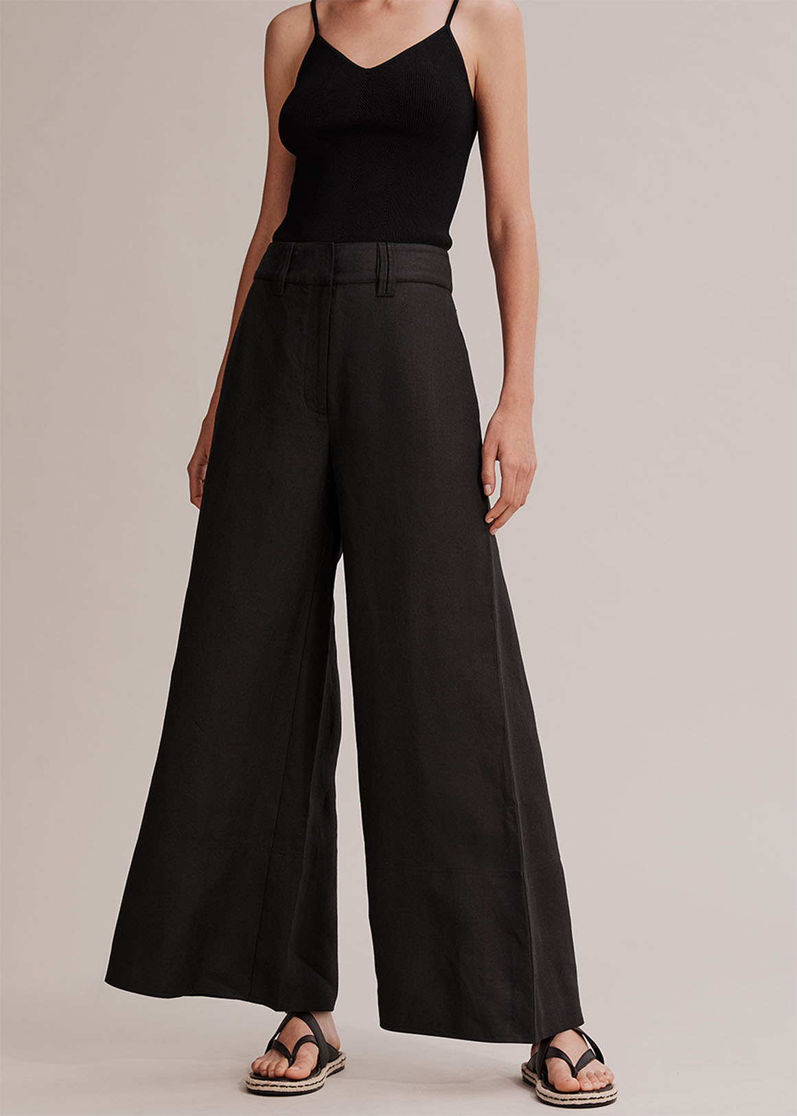 Organically Grown French Linen Wide Leg Pant | Woolworths.co.za