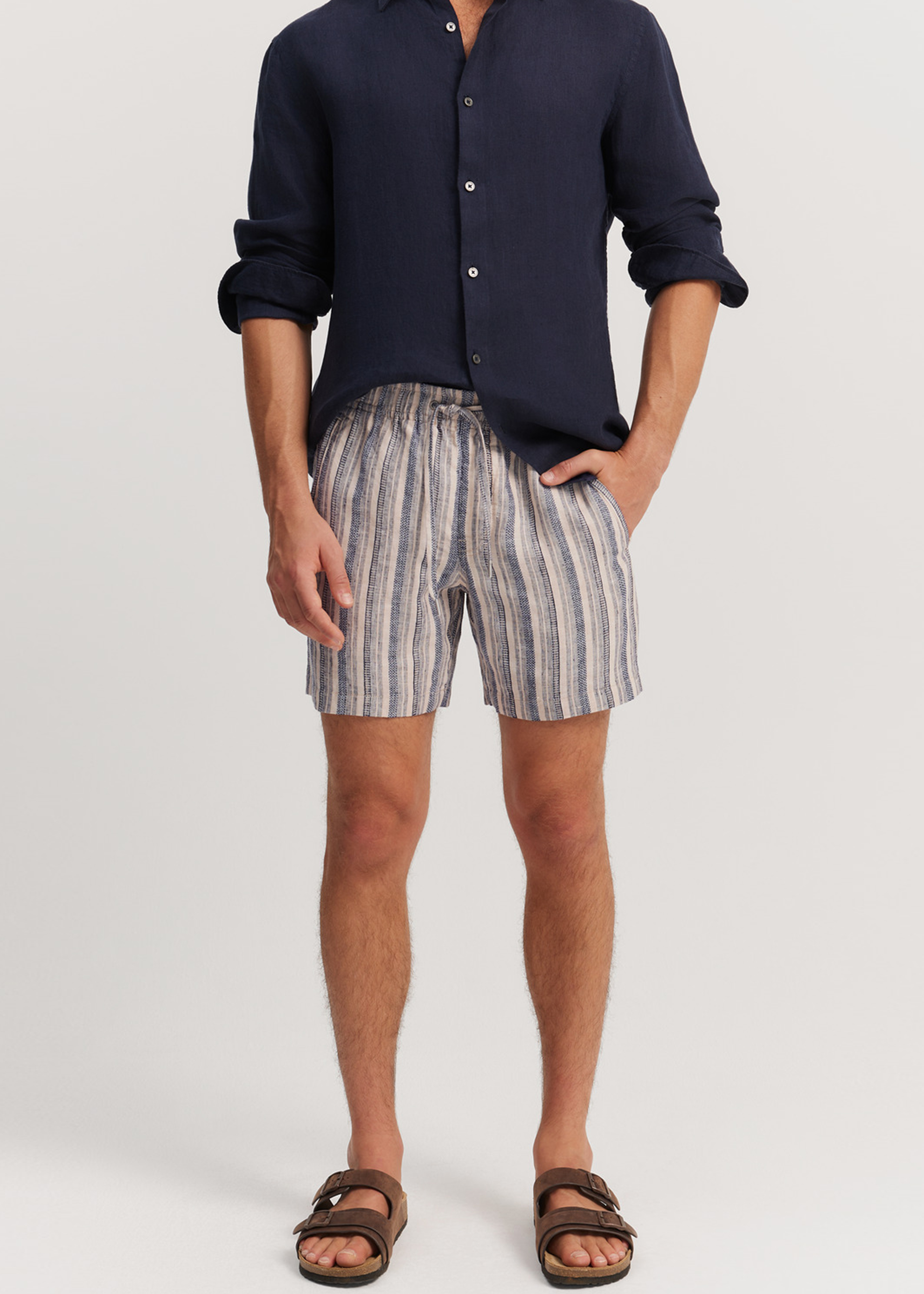 Organically Grown Linen 6 Inch Drawcord Short | Woolworths.co.za