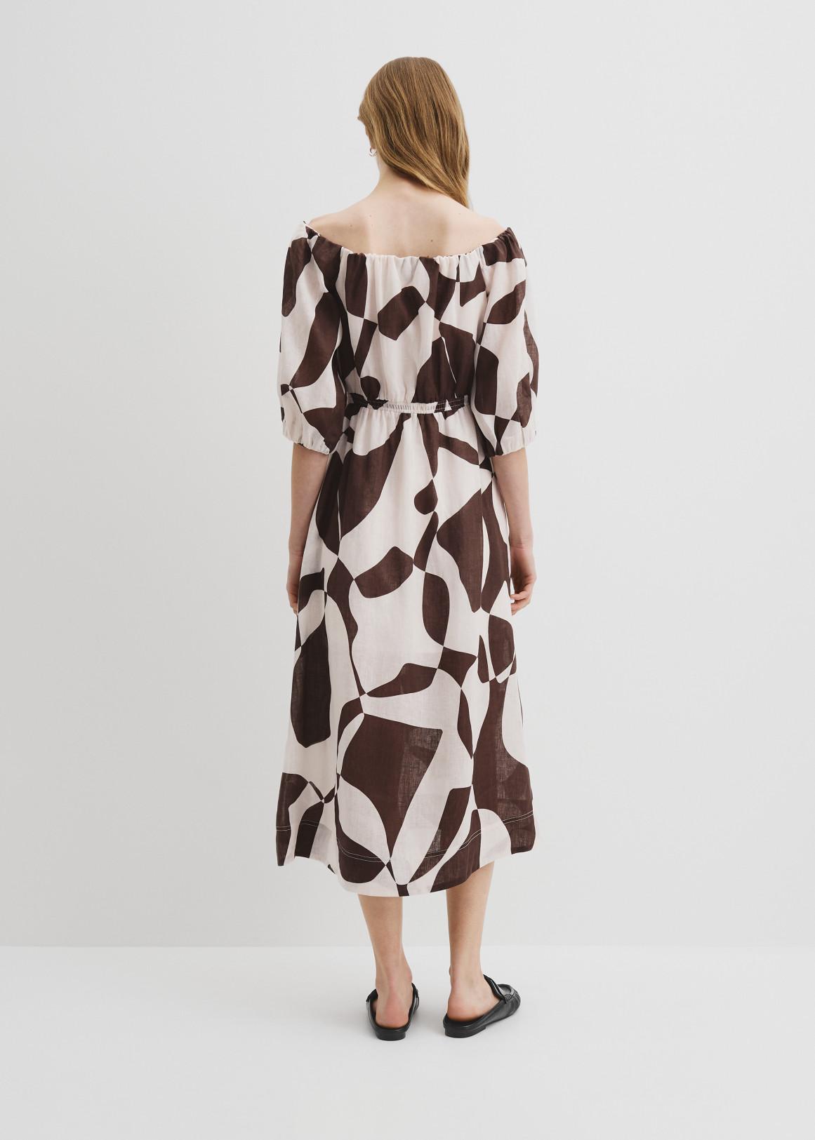 Organically Grown Linen Off-Shoulder Midi Dress | Woolworths.co.za Organically Grown Linen Off-Shoulder Midi Dress | Woolworths.co.za