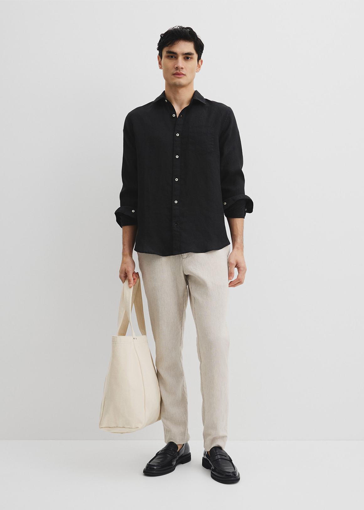 Organically Grown Linen Regular Fit Shirt