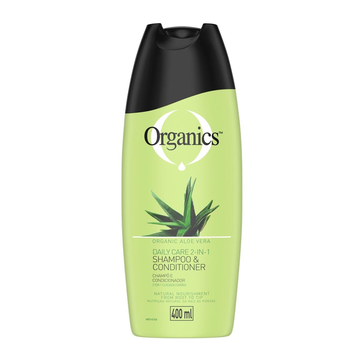 Organics Daily Care 2in1 Aloe Vera Shampoo and Conditioner 400 ml