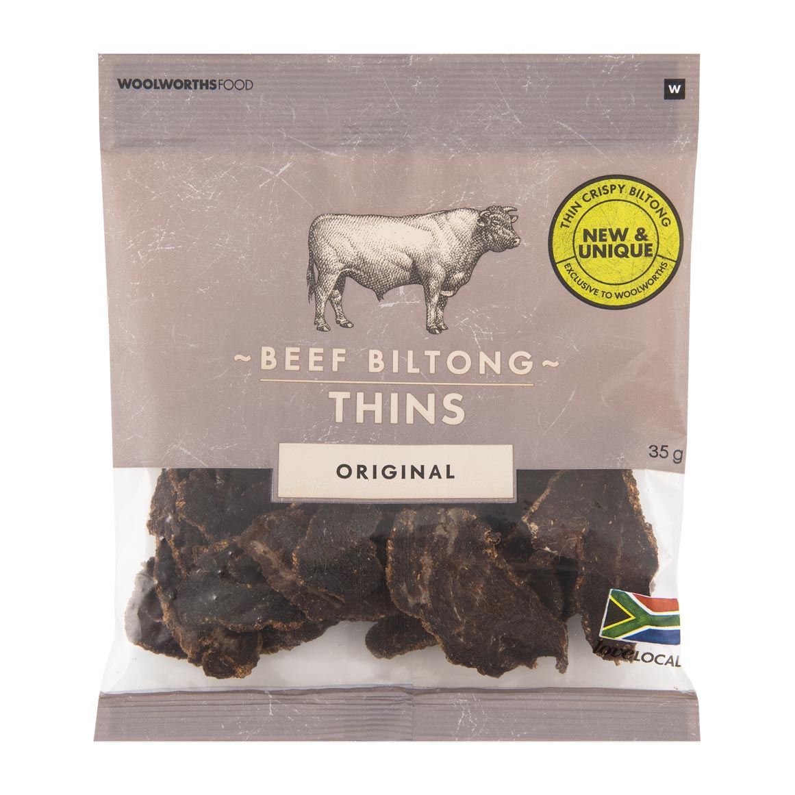 Original Beef Biltong Thins 35g Za