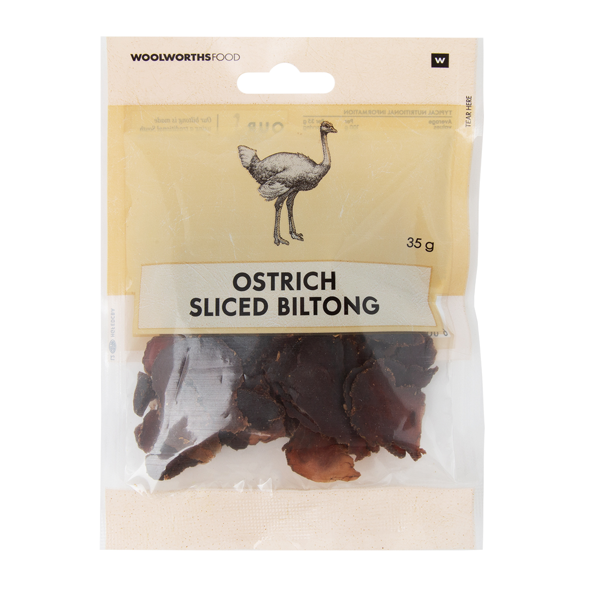 Ostrich Sliced Biltong 35 g