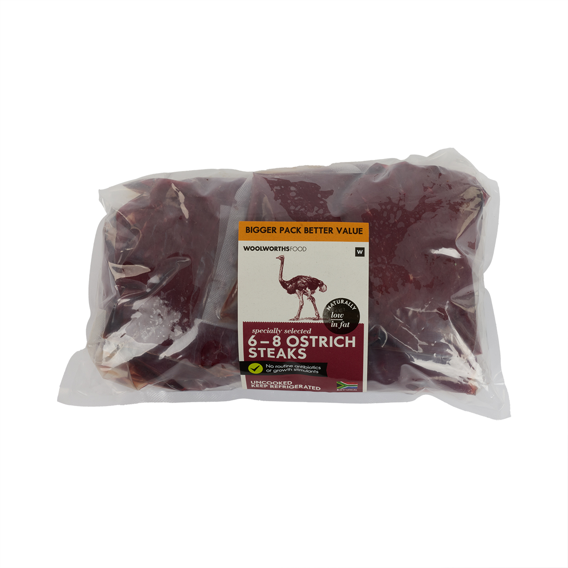 Ostrich Steaks Avg 1 kg