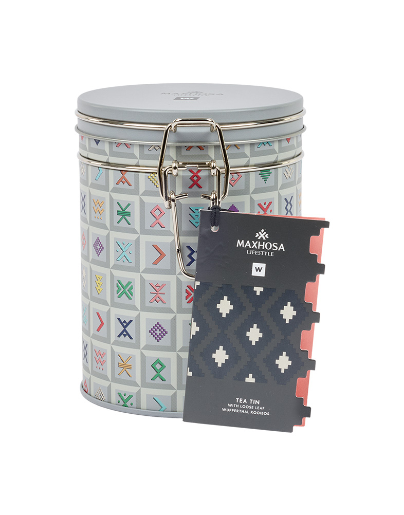 Our Best Ever Maxhosa Tea Tin with Loose Rooibos Tea 150 g