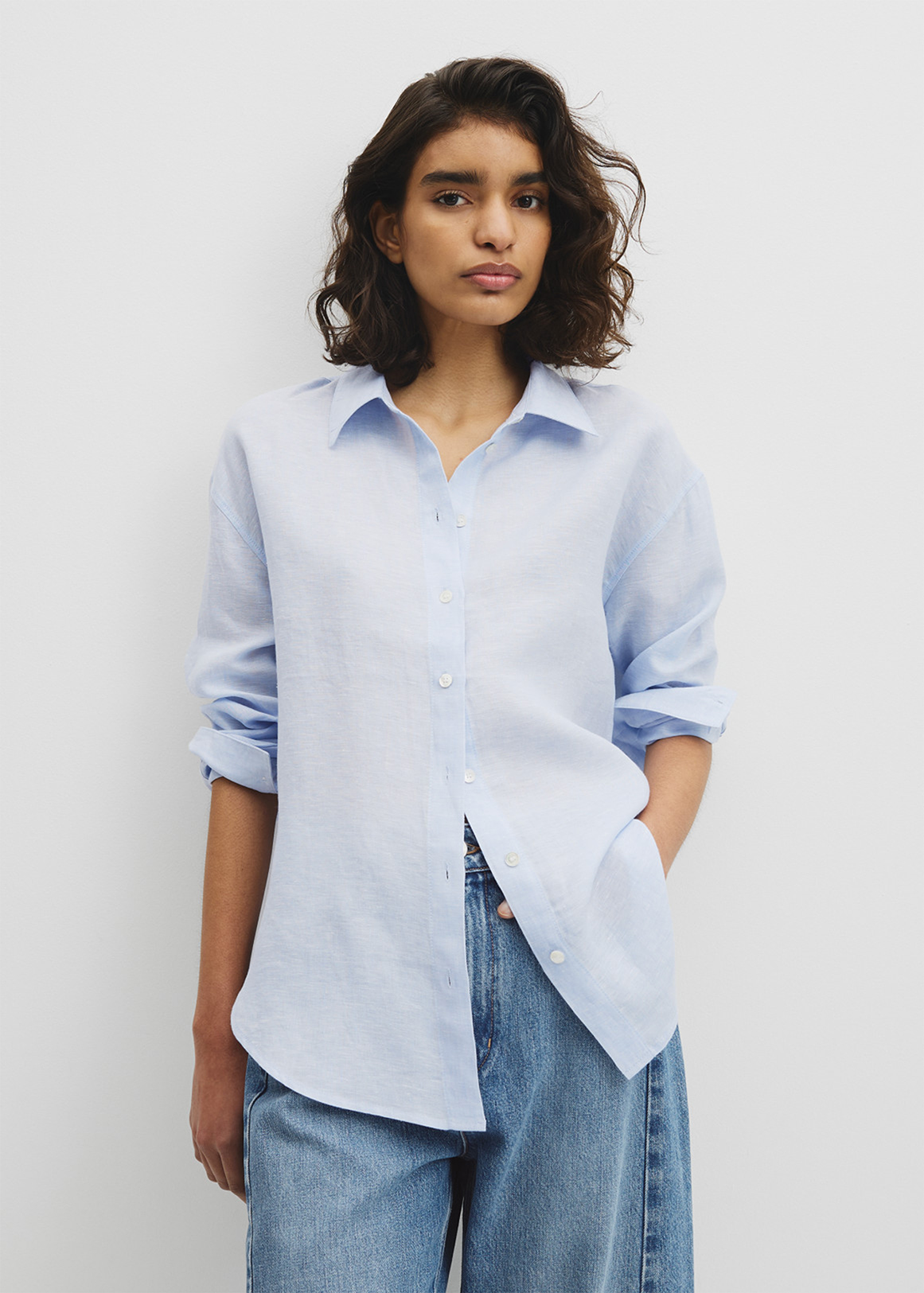 Oversized Linen Shirt