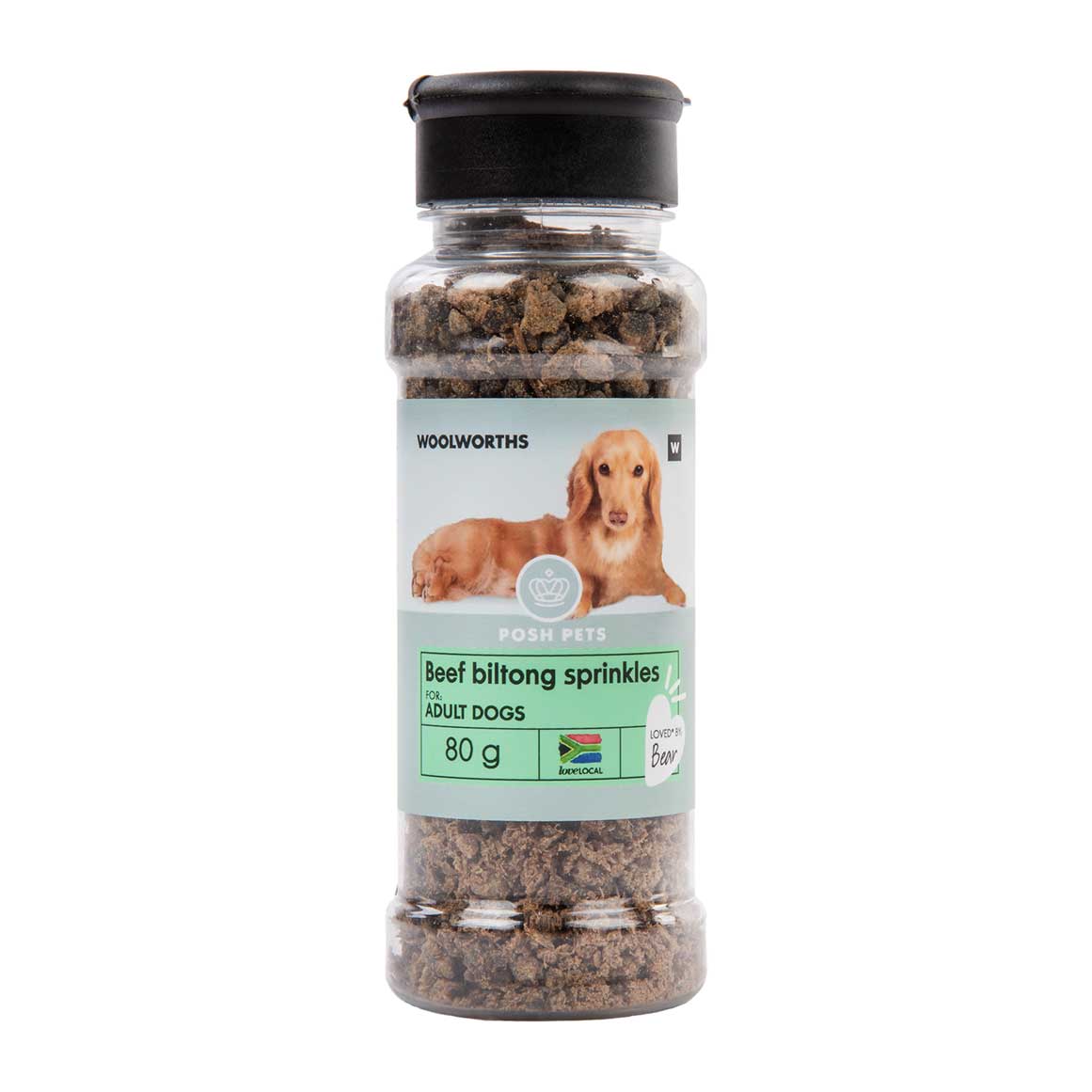 POSH PETS Beef Biltong Sprinkles 80 G Woolworths co za posh-pets-beef-biltong-sprinkles-80-g-woolworths-co-za