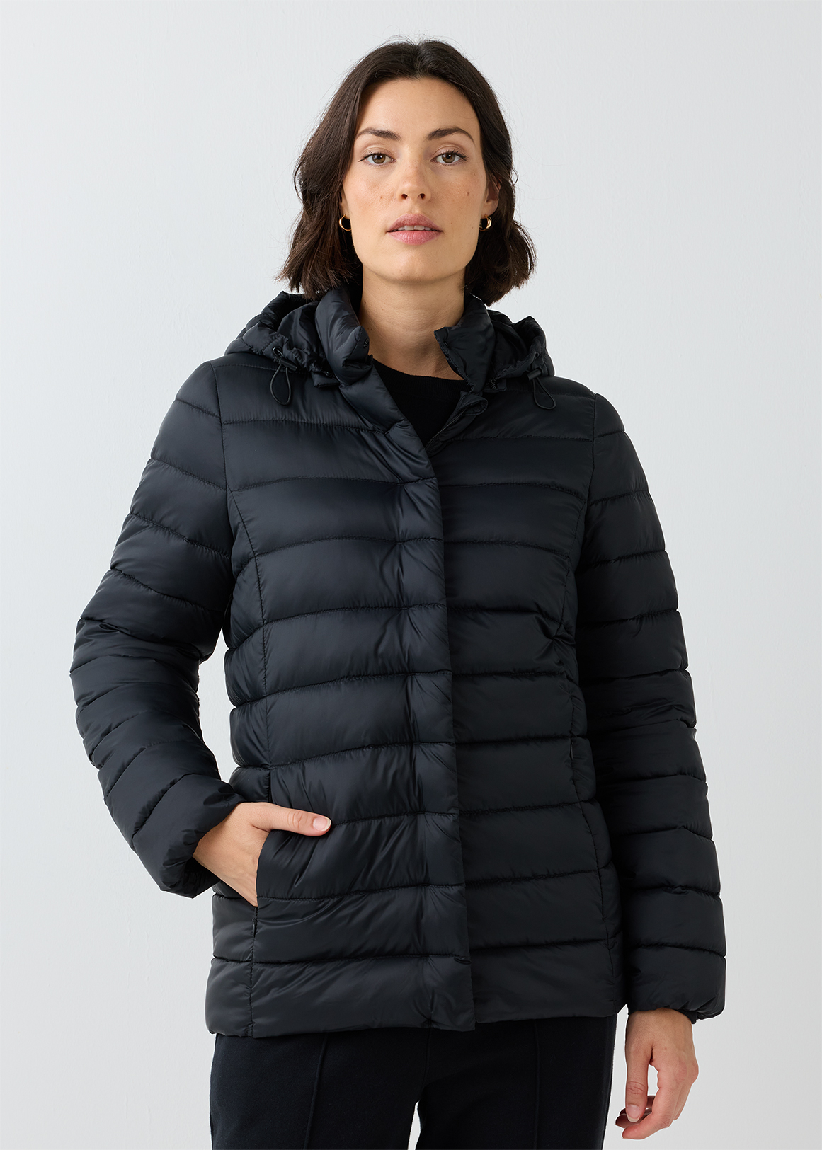 Packable Hooded Puffer Jacket