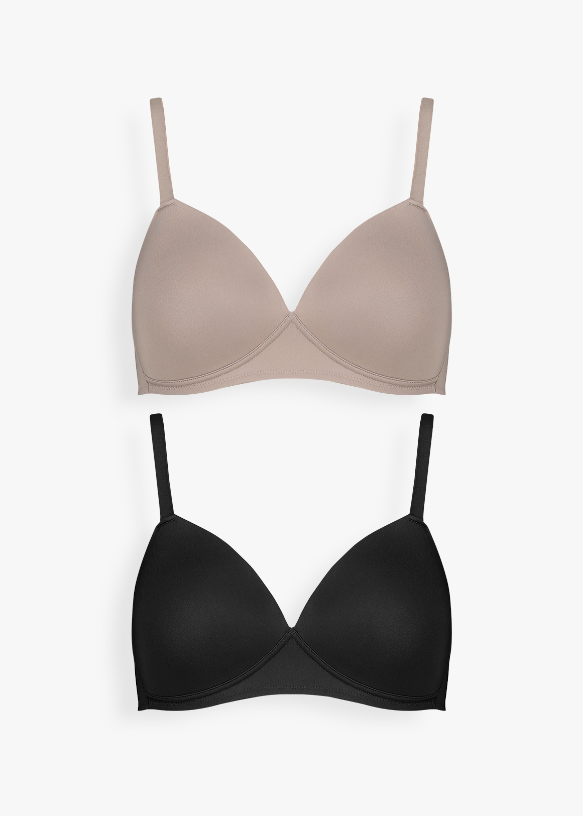 Padded Non-wire Comfort Bras 2 Pack