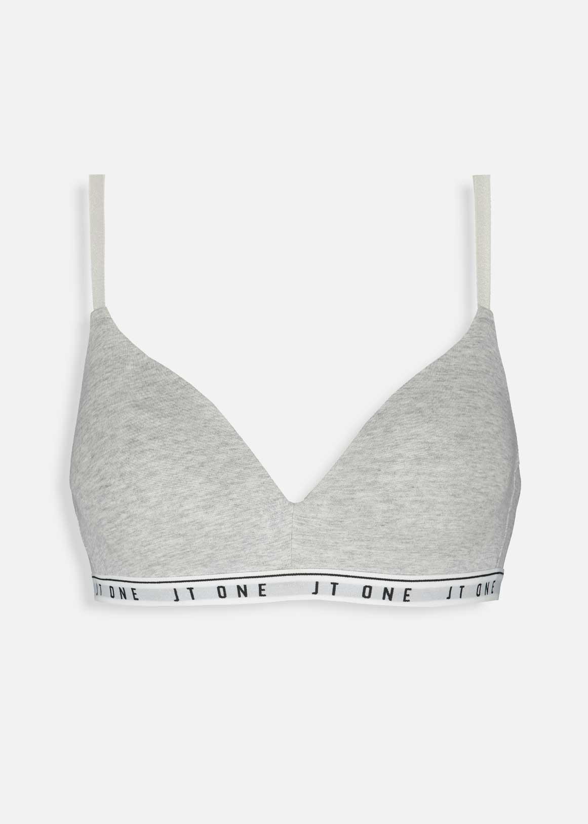 Sth African Woolworths Grey Extra Soft Wire-Free Microfiber Full Support  Bras