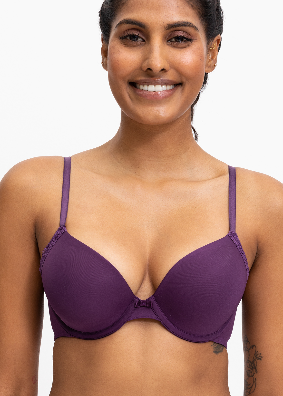 Padded Underwire Plunge T-shirt Bras 2 Pack