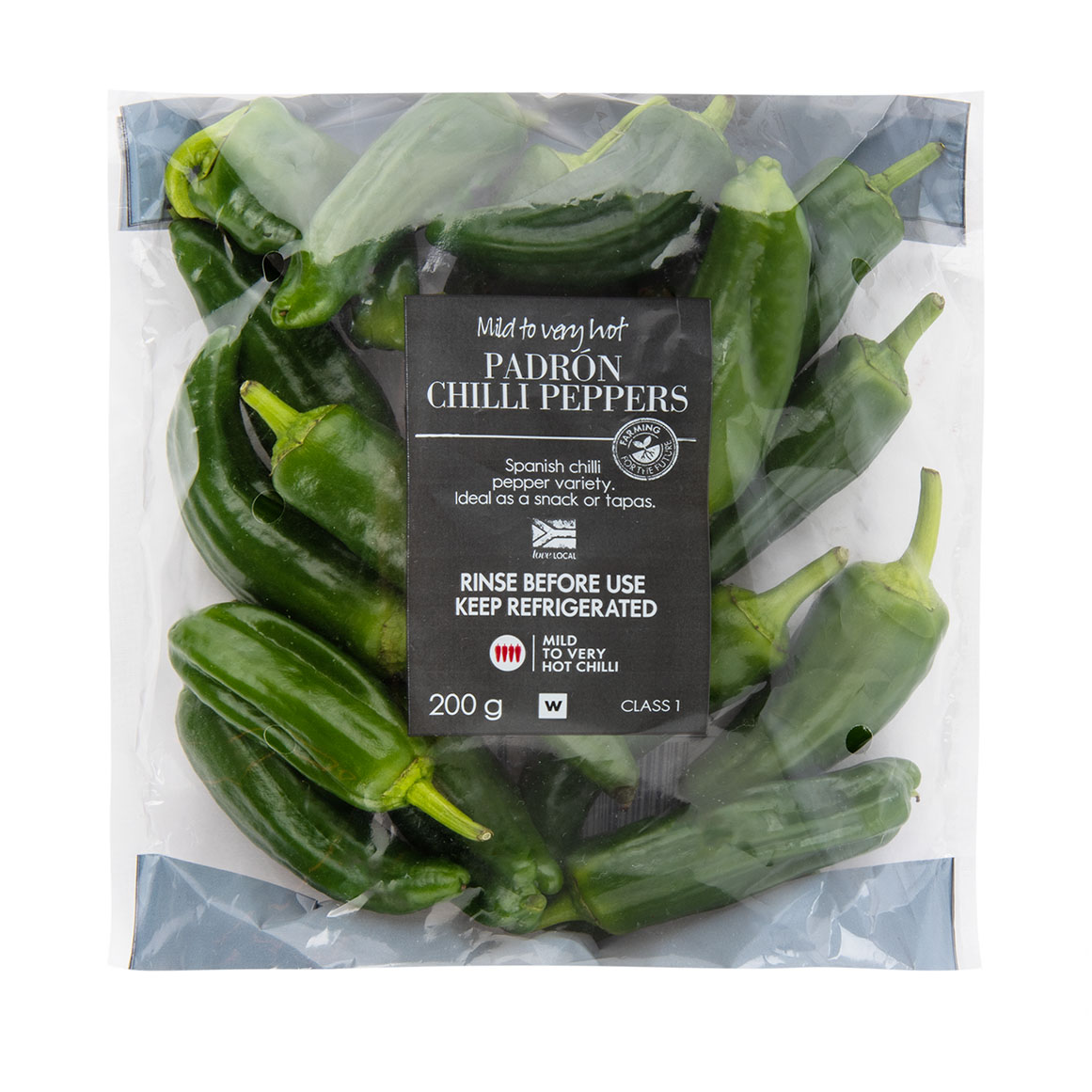 Photo of Padrón Chilli Peppers 200 g
