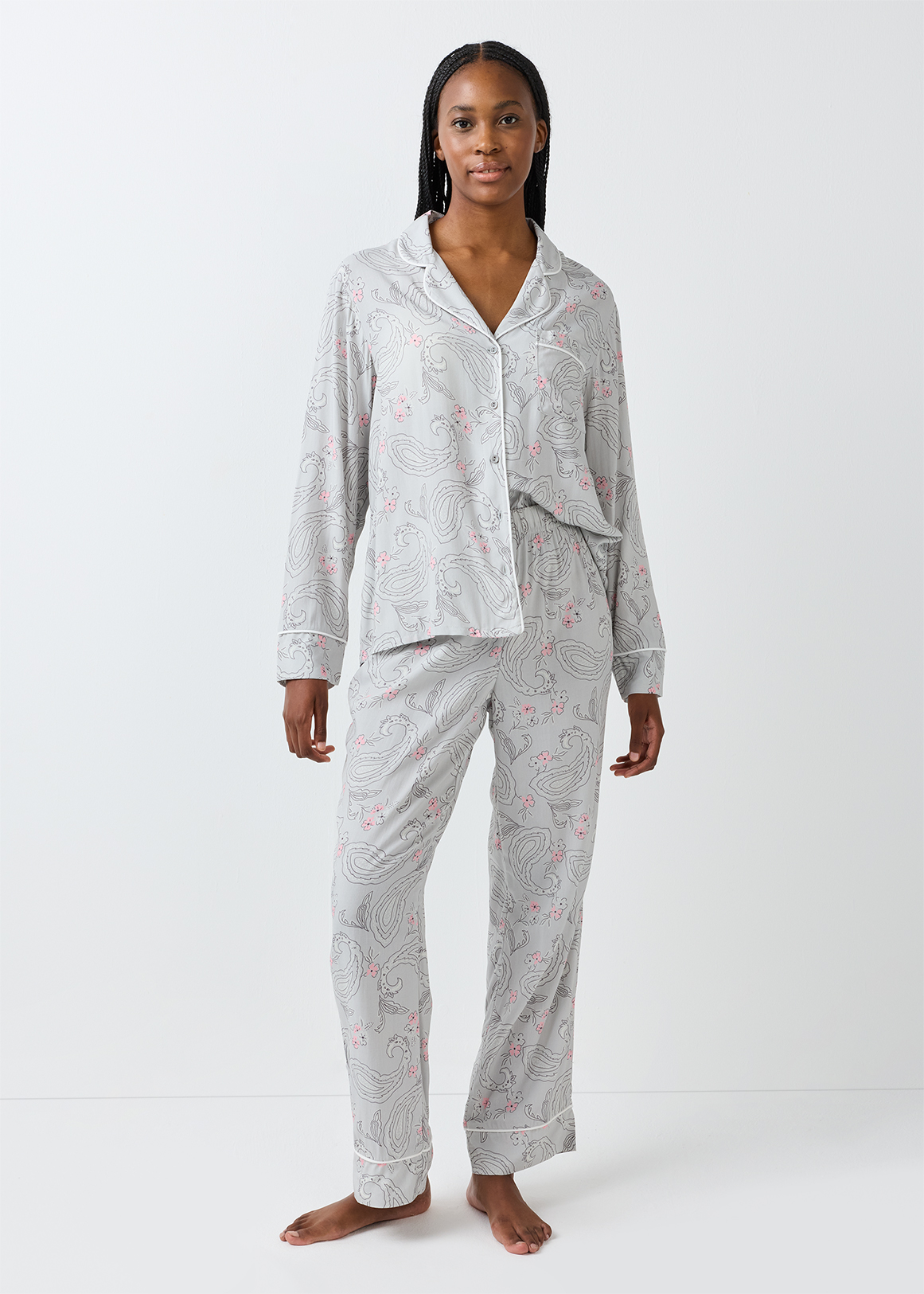 Paisley Print Viscose Pyjamas